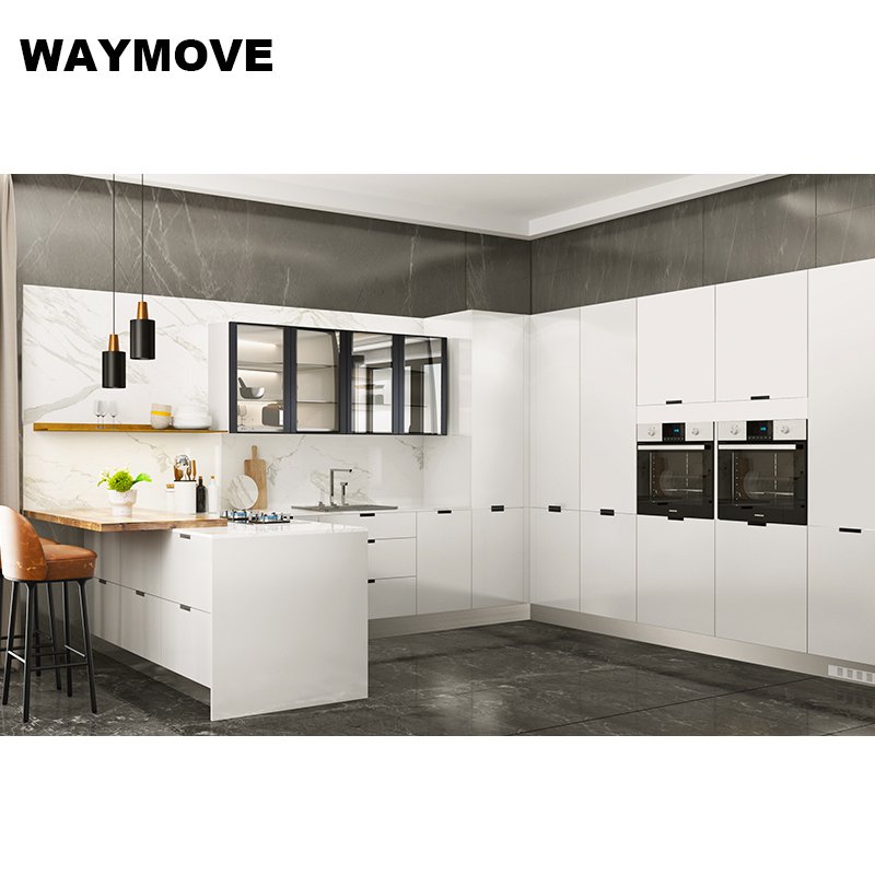 WAYMOVE Kitchen Cabinets Island Design with Essential Hardware for Kitchen Remodeling