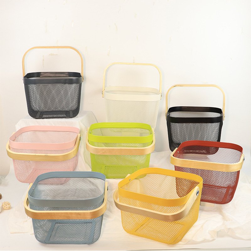 Wholesale Under Shelf Adjustable Sink Drawer Cabinet Mesh Fruit Kitchen Vegetable Storage Baskets