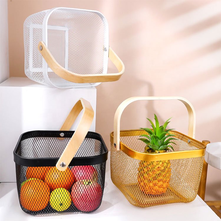 Wholesale Under Shelf Adjustable Sink Drawer Cabinet Mesh Fruit Kitchen Vegetable Storage Baskets