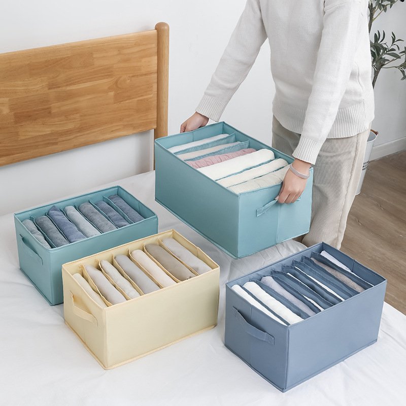 Drawer type storage box for clothes drawer for jeans storage bag for winter clothes storage basket