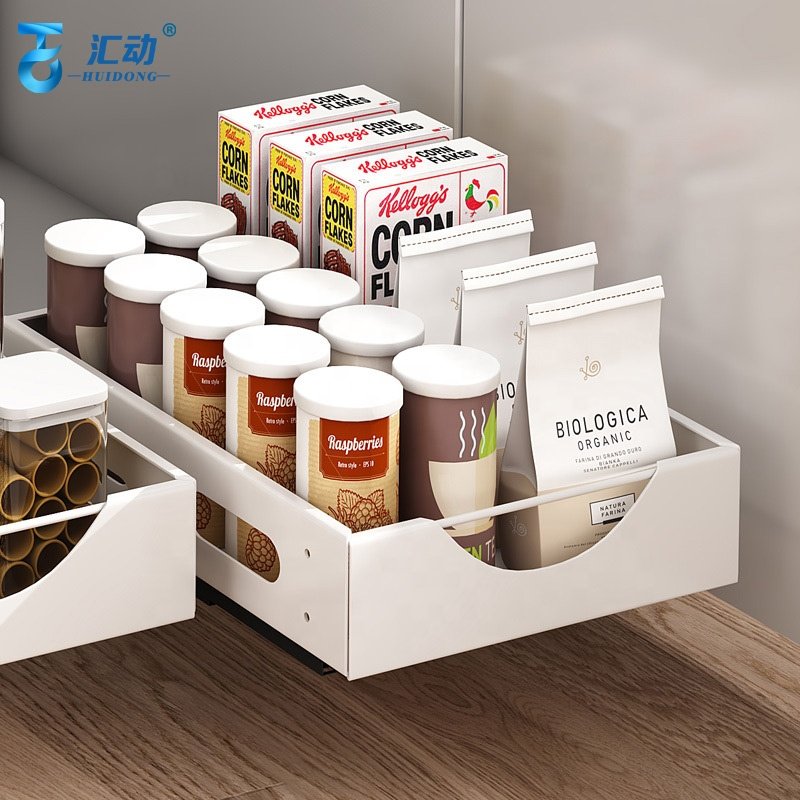 Kitchen Bowl plates Organizer shelf dinnerware trays cup Multifunctional Tableware Kitchenware drawer pull basket storage rack