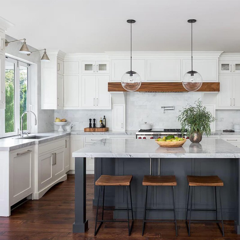 Italian furniture smart wooden kitchen cabinets shaker style complete kitchen cabinet