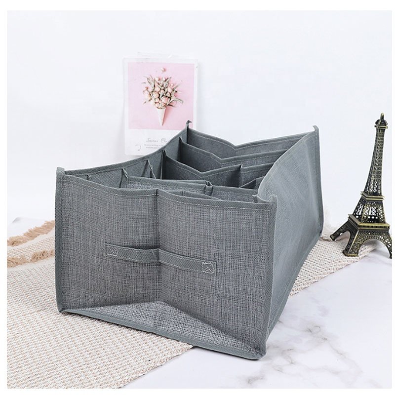 Drawer Underwear Organizer Divider Non Woven Fabric Foldable Dresser Storage Basket Organizers and Storage Bins