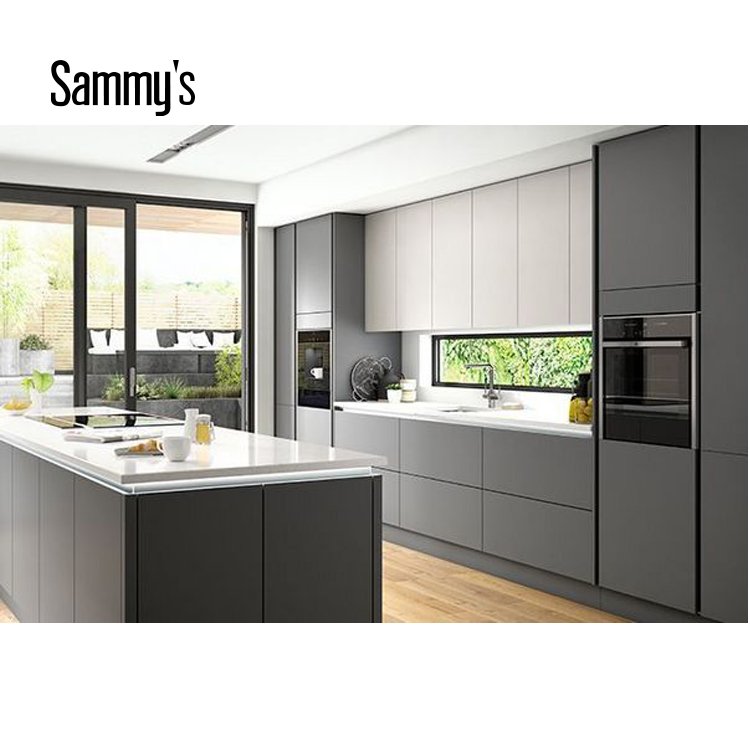 AK1655 kitchen units in guangzhou l shaped modular kitchen designs