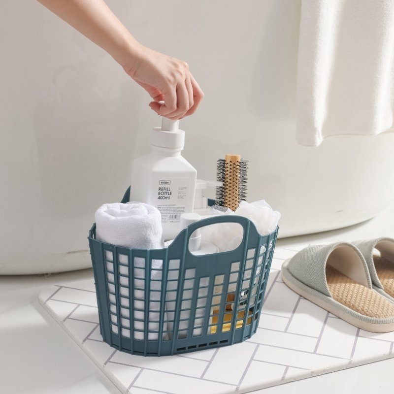 Bathroom Clothes Storage Dirty Clothes Basket Collapsible Plastic Laundry Basket