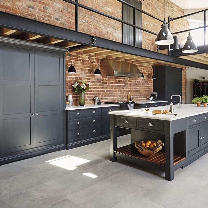 Elegant custom built wooden island design ideas euro shaker style modern grey kitchen cabinets