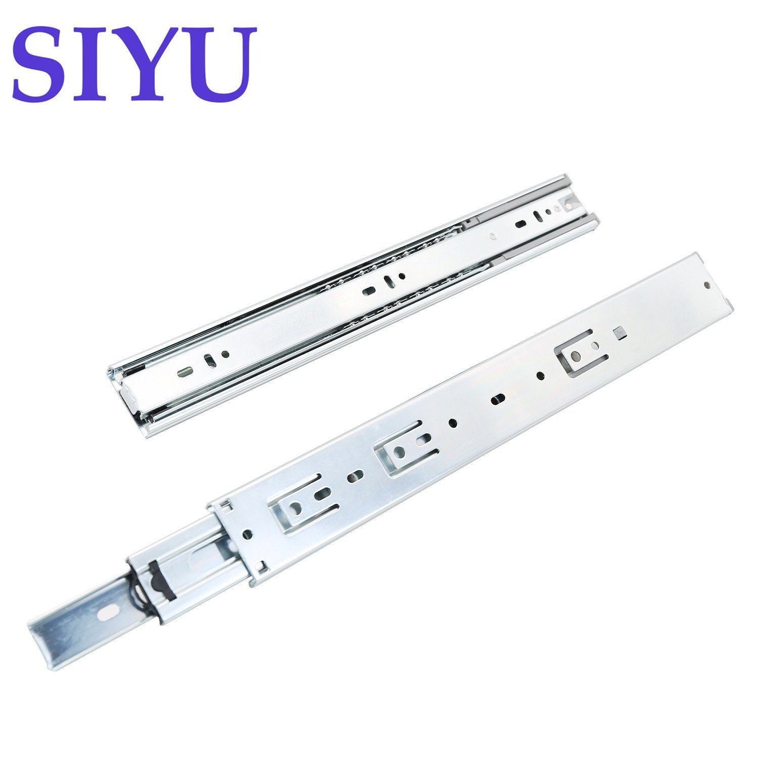 Furniture Associate 45mm three-fold Soft Closing ball bearing Drawer Slider, soft close slide