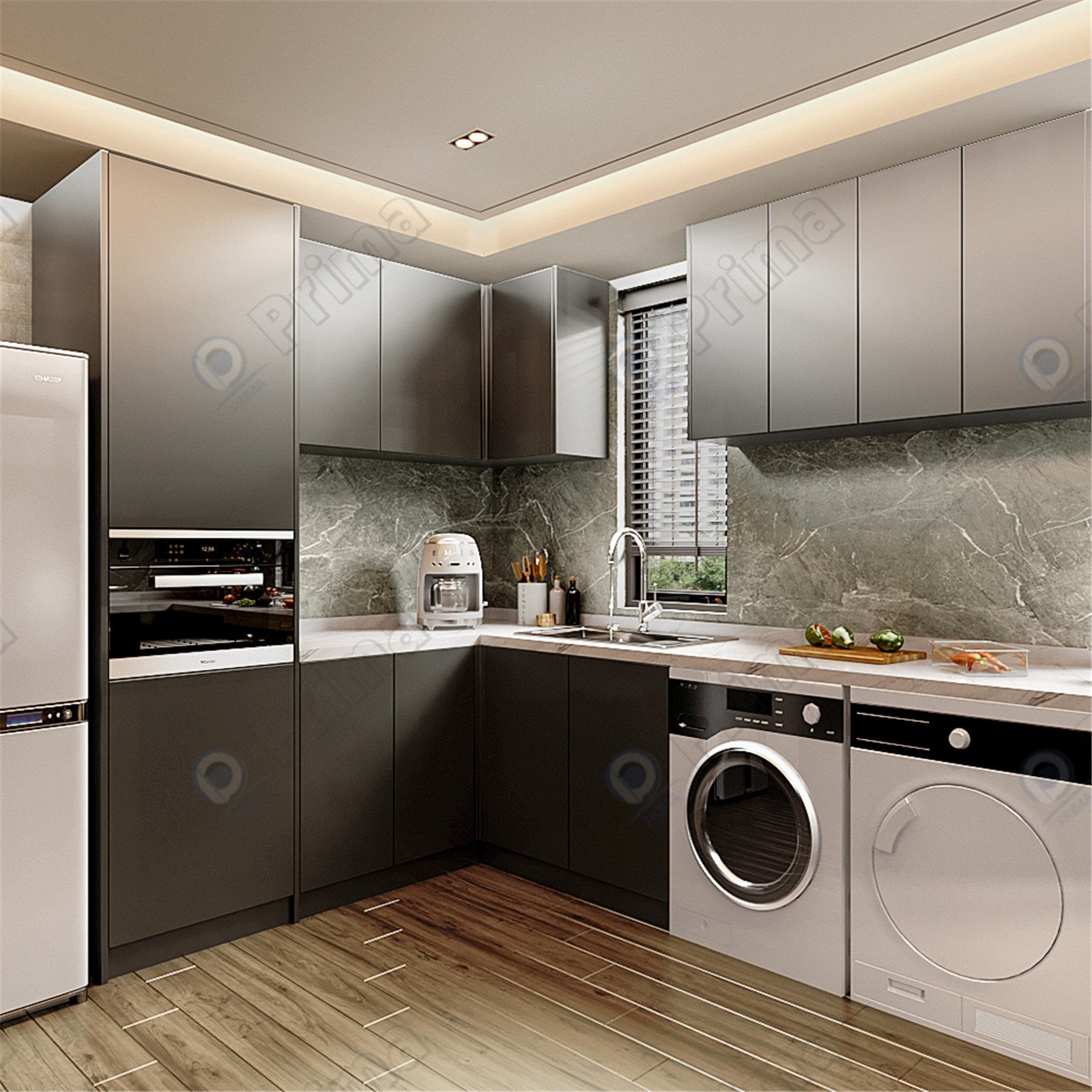 High Quality Factory Aluminium Cabinet Kitchen Kitchen Wood Cabinets Wholesale Kitchen Cabinets