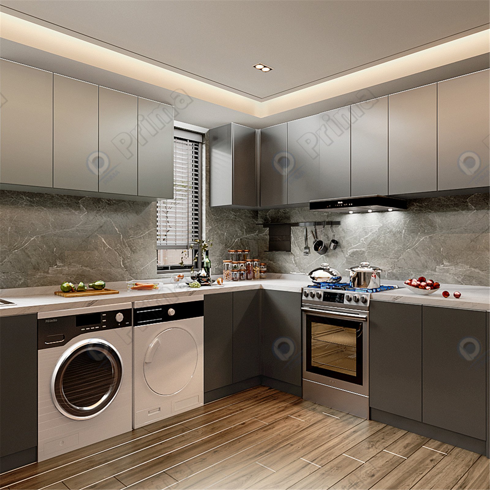 High Quality Factory Aluminium Cabinet Kitchen Kitchen Wood Cabinets Wholesale Kitchen Cabinets