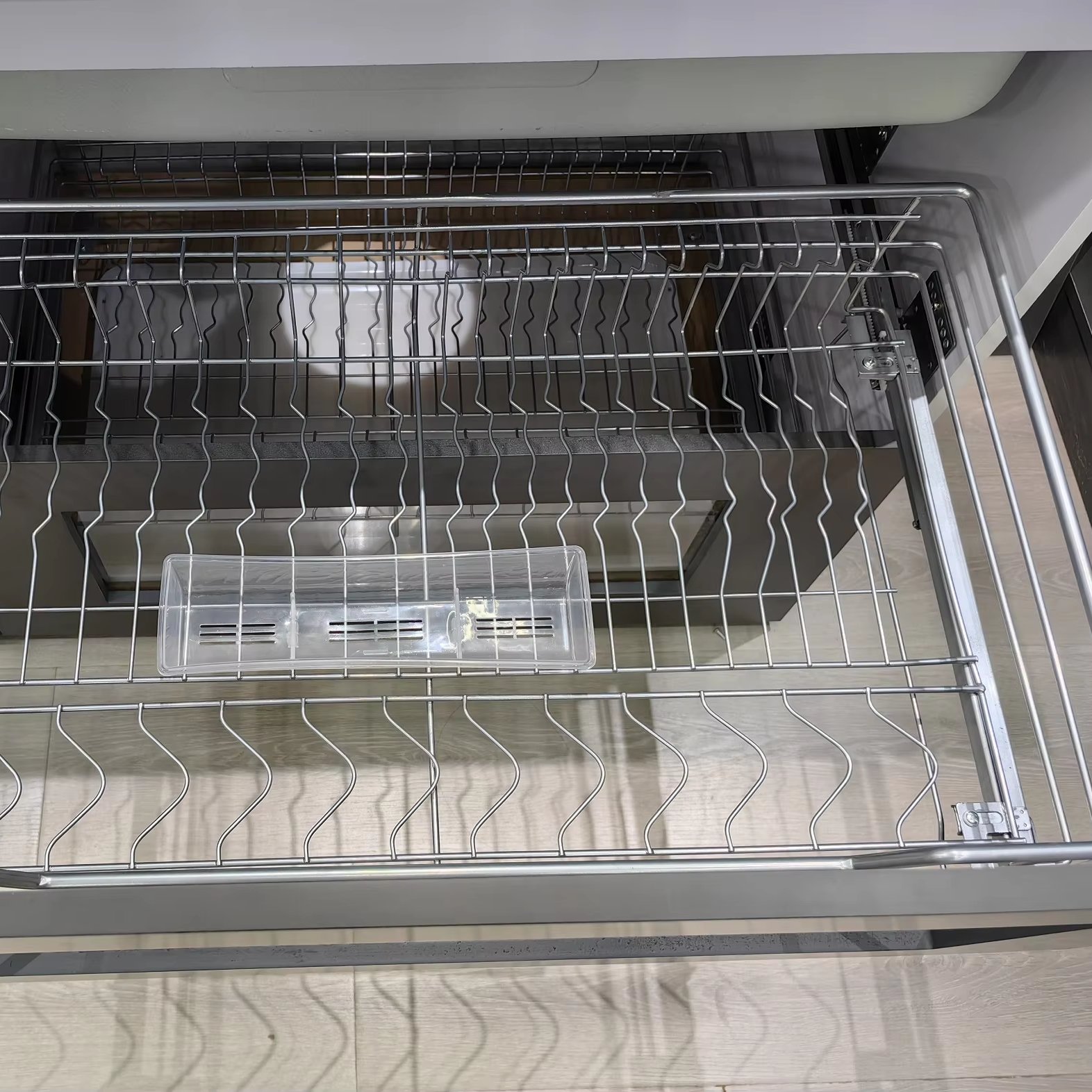 Kitchen Organizer Cabinet Organizer Pull-out Basket 4-side Pull Out Basket Stainless Steel Kitchen