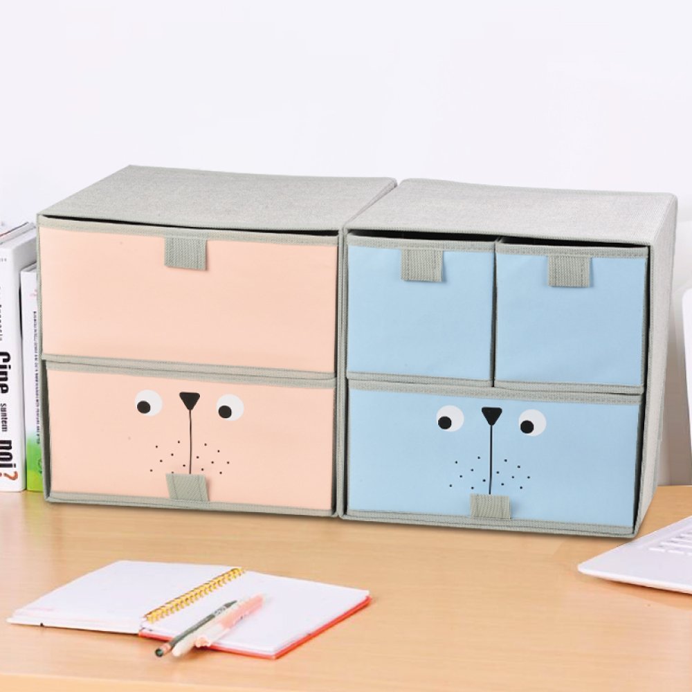 Practical Hot Sale Collapsible Closet Storage & Organization Kids Toy Storage Basket Fabric Storage Box