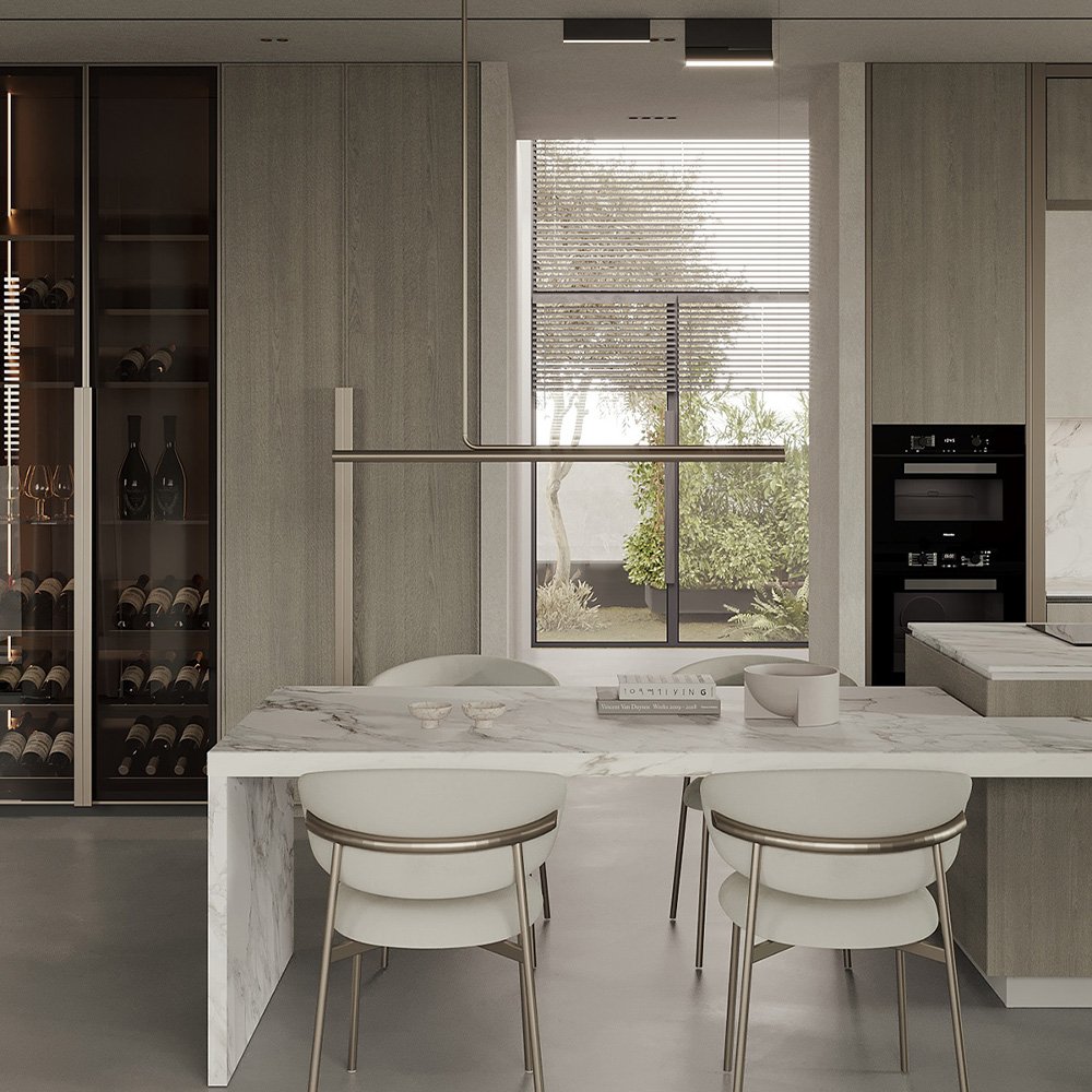 Multifunctional Island Kitchen Table with Sink Kitchen Cabinets