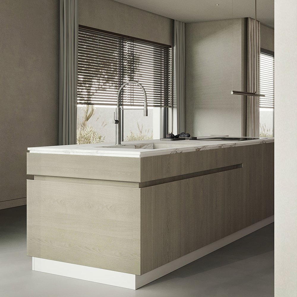 Multifunctional Island Kitchen Table with Sink Kitchen Cabinets