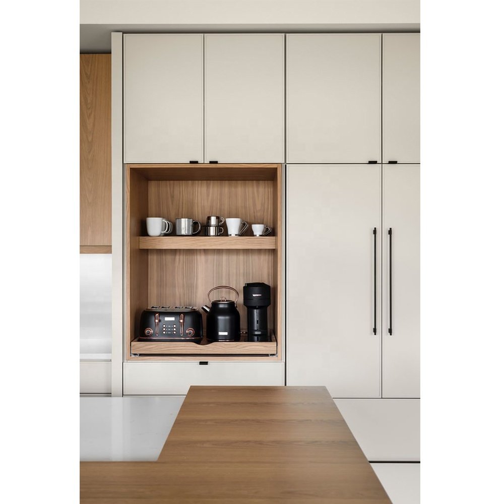 Artisan Factory Directly Sale Solid Wood Kitchen Furniture Design Kitchen Coffee Station Kitchen Cabinets Doors