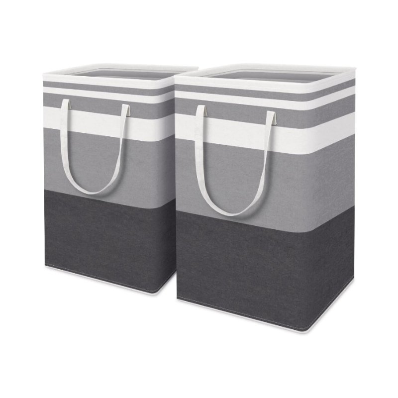 Large Laundry Basket Collapsible Tall Clothes Hamper with Extended Handles in the Dorm Heavy Duty Laundry storage organizer