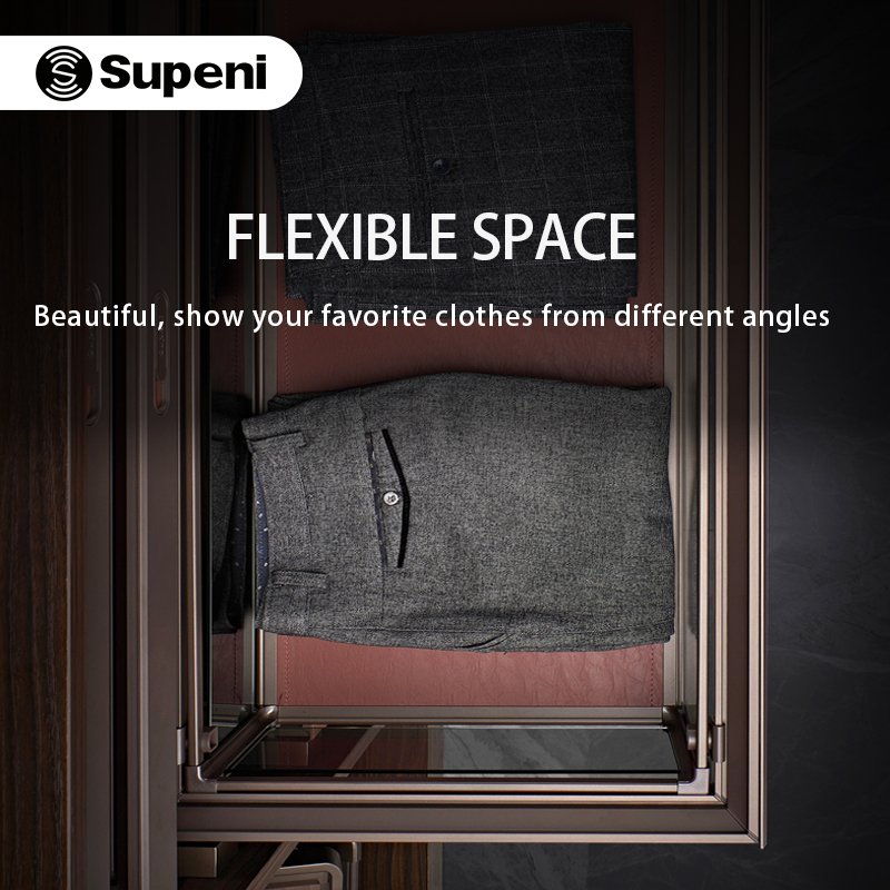 China Baskets Supplier Fashion Modern Leather Storage Basket Pull Out Clothes Metal Basket