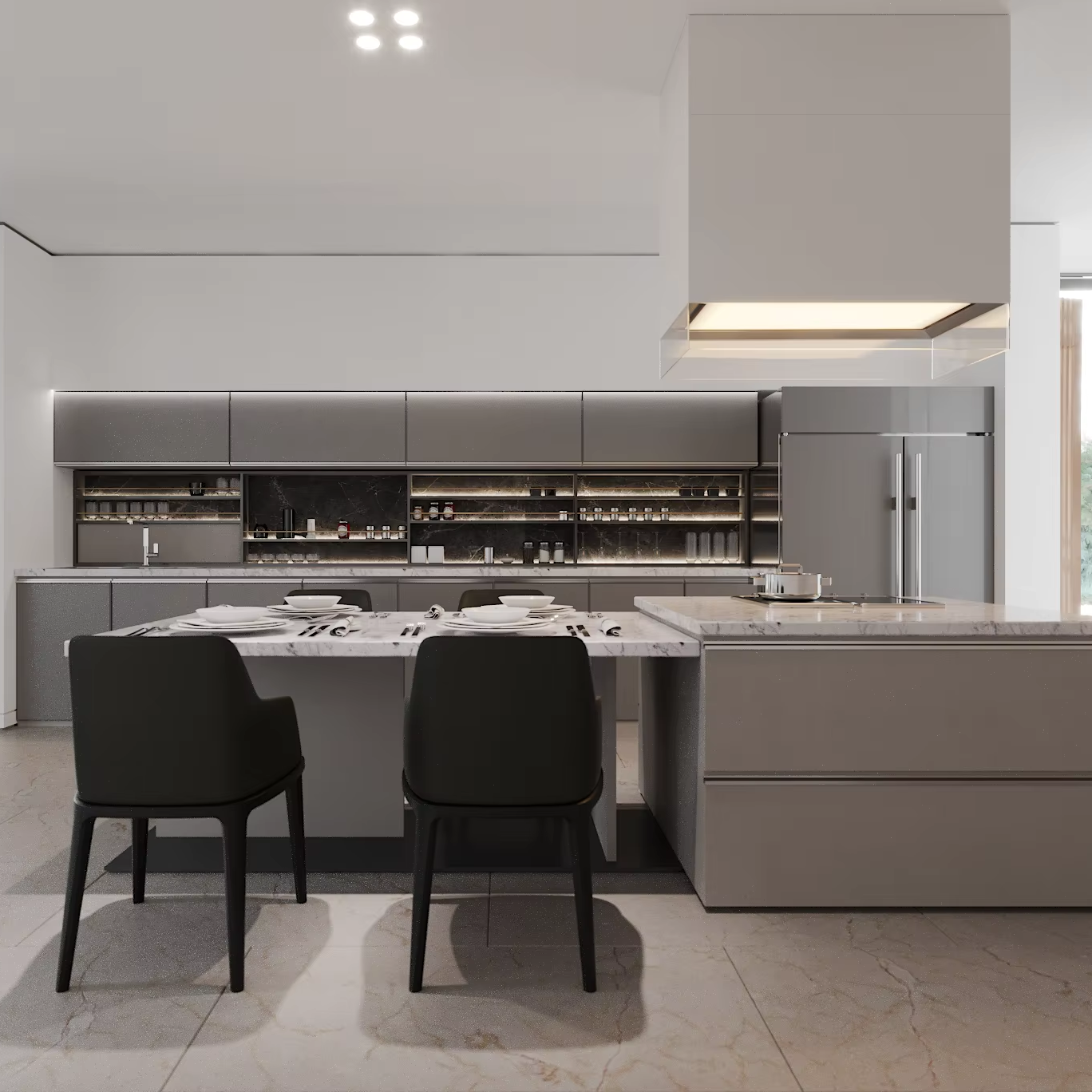 High Quality kitchen cupboards cabinet pull down kitchen cabinet smart build-in kitchen cabinet
