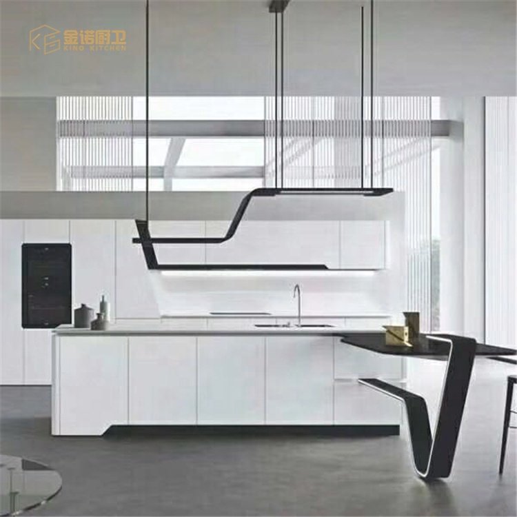 Smart Complete Set Acrylic Cupboards Supplies Custom Wooden Pantry Modern Design Cabinet Kitchen Furniture