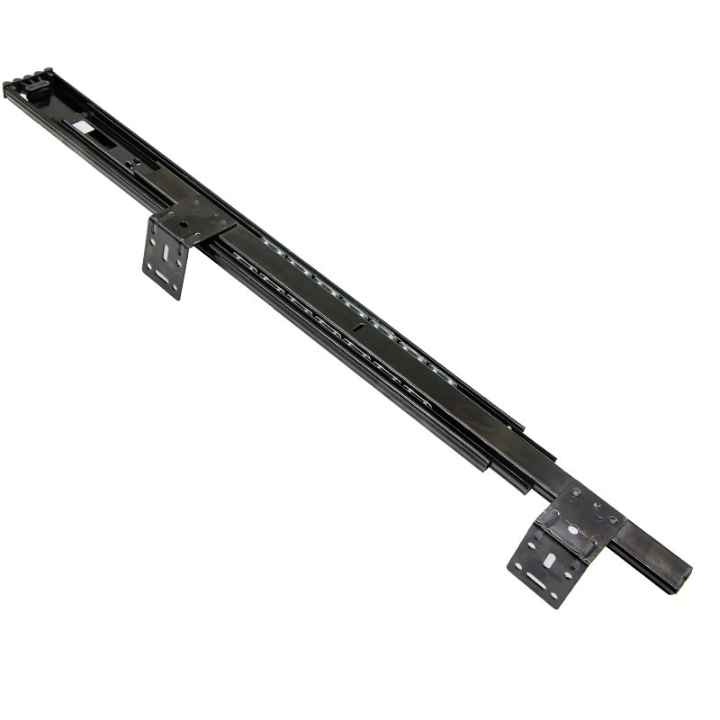 Factory Direct Metal Telescopic Wire Basket Full Extension Drawer Slide 3 Fold L-Shaped Bracket Bayonet Kitchen Cabinets