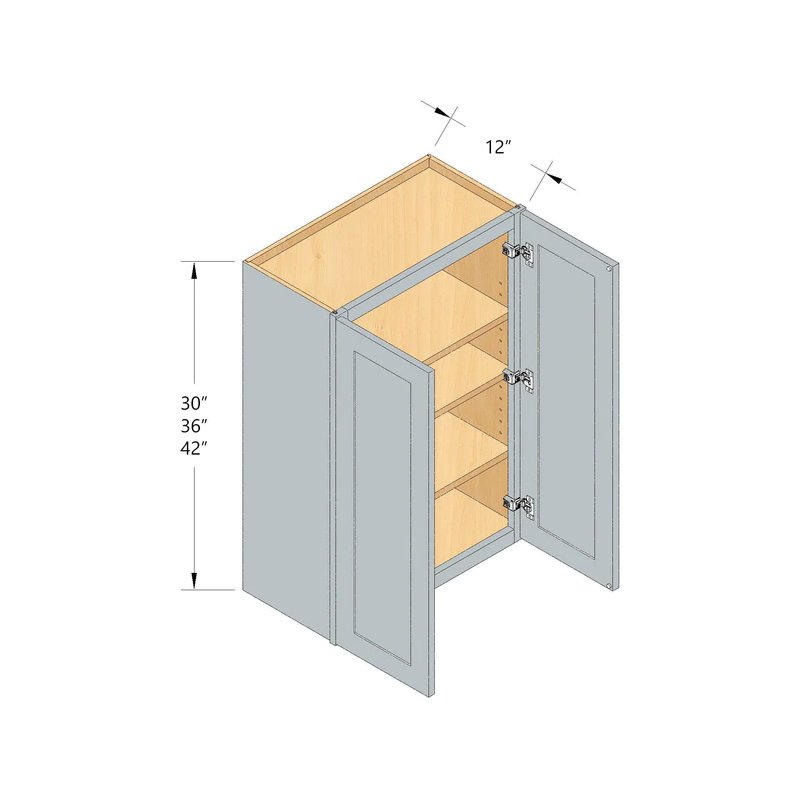 Snow White Wooden Storage Corner Base Cabinet with Double Door Countertop & Drawer Basket Graphic Design Solution