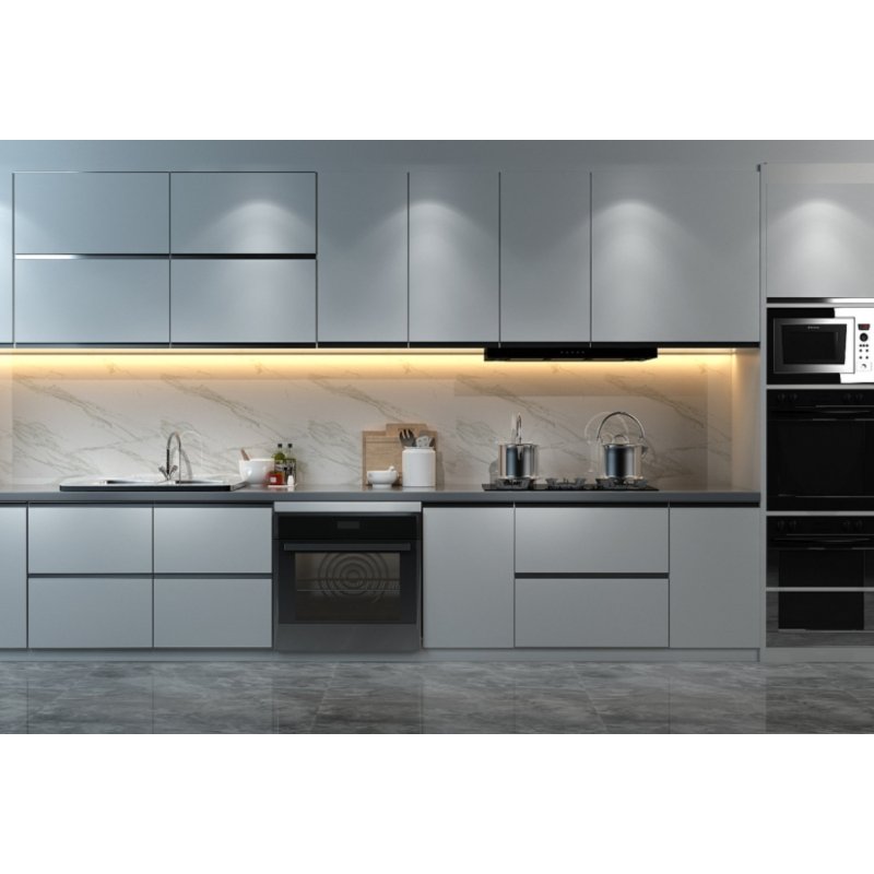 Small Upper Cabinet Gloss White Kitchen Cabinets with Glass Doors Eco-friendly Inch Modern Kitchen Cabinets & Accessories