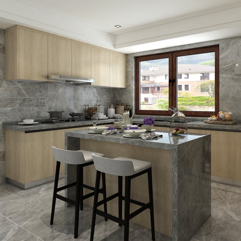 High Quality Project Small Kitchen Cabinet Luxury Furniture Full Kitchen Cabinet Set Mini Kitchen Cabinet