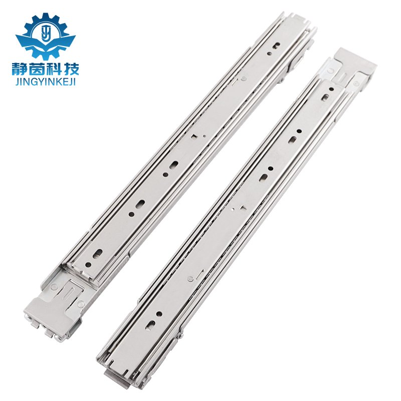 45mm 316L Stainless steel Server Ball Bearing Undermount Drawer Slides Pull-out Shelves for Large computer cabinet, chassis, etc