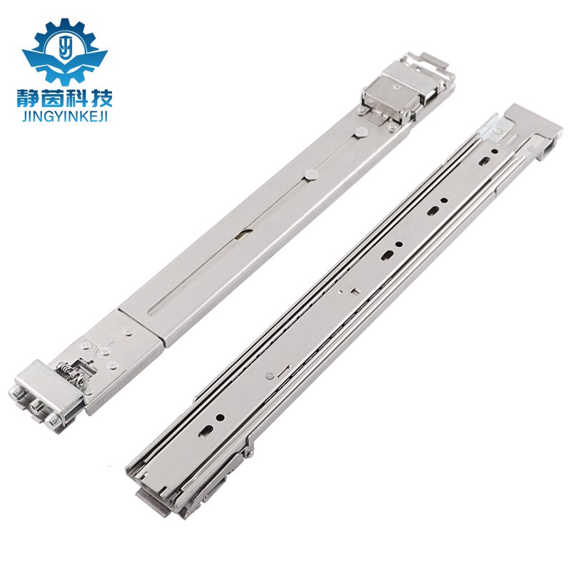45mm 316L Stainless steel Server Ball Bearing Undermount Drawer Slides Pull-out Shelves for Large computer cabinet, chassis, etc