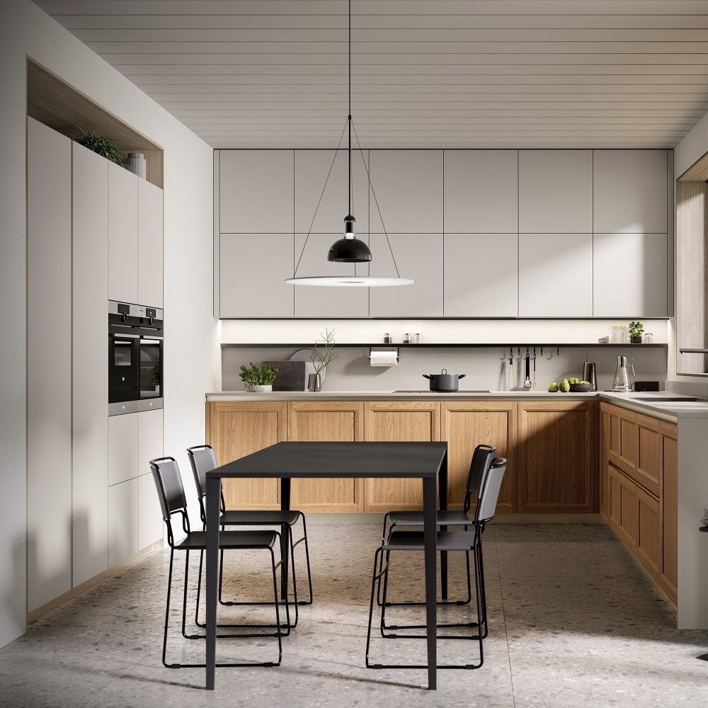 JY Vietnamese Supplier European Style Frameless Modern Kitchen Cabinets Ready to Assemble modular cabinet