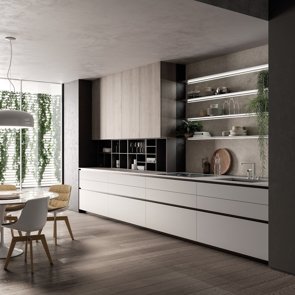 JY Vietnamese Supplier European Style Frameless Modern Kitchen Cabinets Ready to Assemble modular cabinet