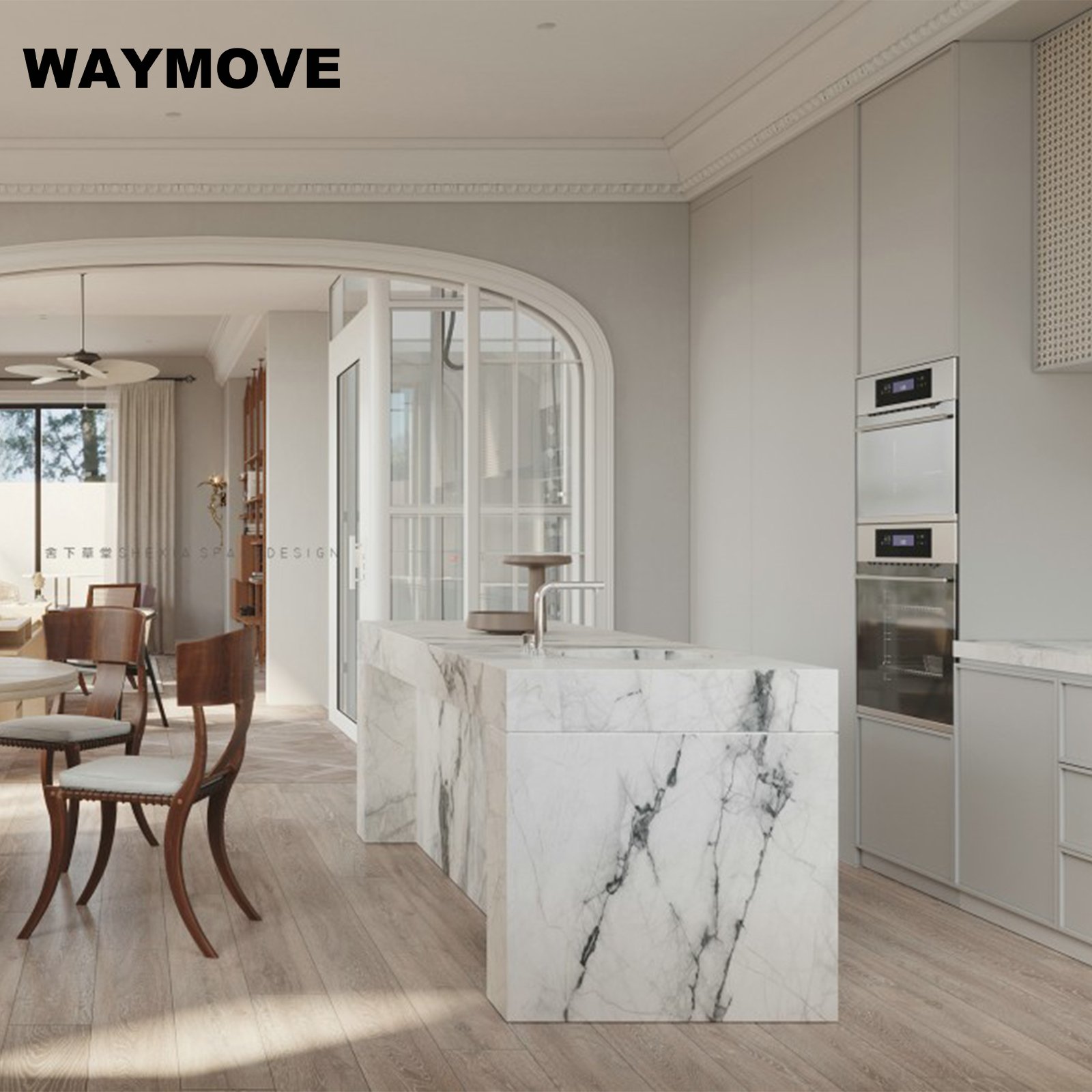 WAYMOVE Custom Fitted Kitchen Equipment for Restaurants for Kitchen Furniture Use