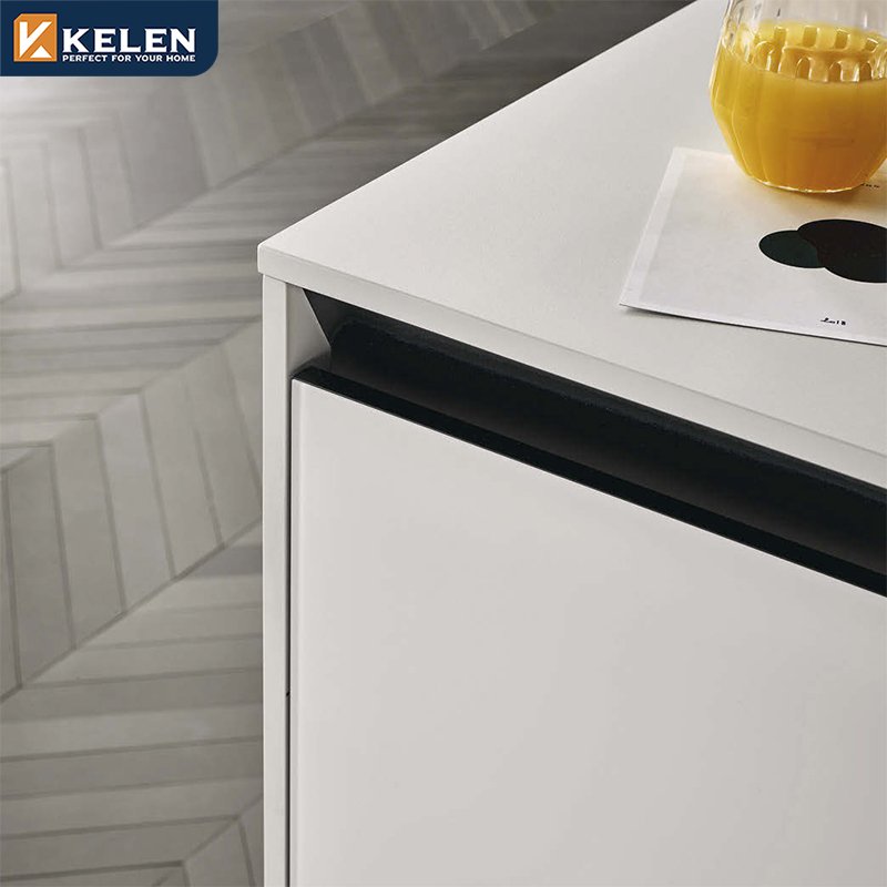 KELEN 2024 kitchen island cabinet set supplier full modular modern wood furniture kitchen cabinet
