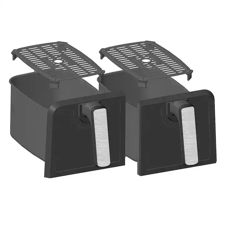 OEM Cheap Factory Price High Quality 8L Smart Two Drawer Double Basket Air Fryer Free Sample Freidoras De Aire Digital