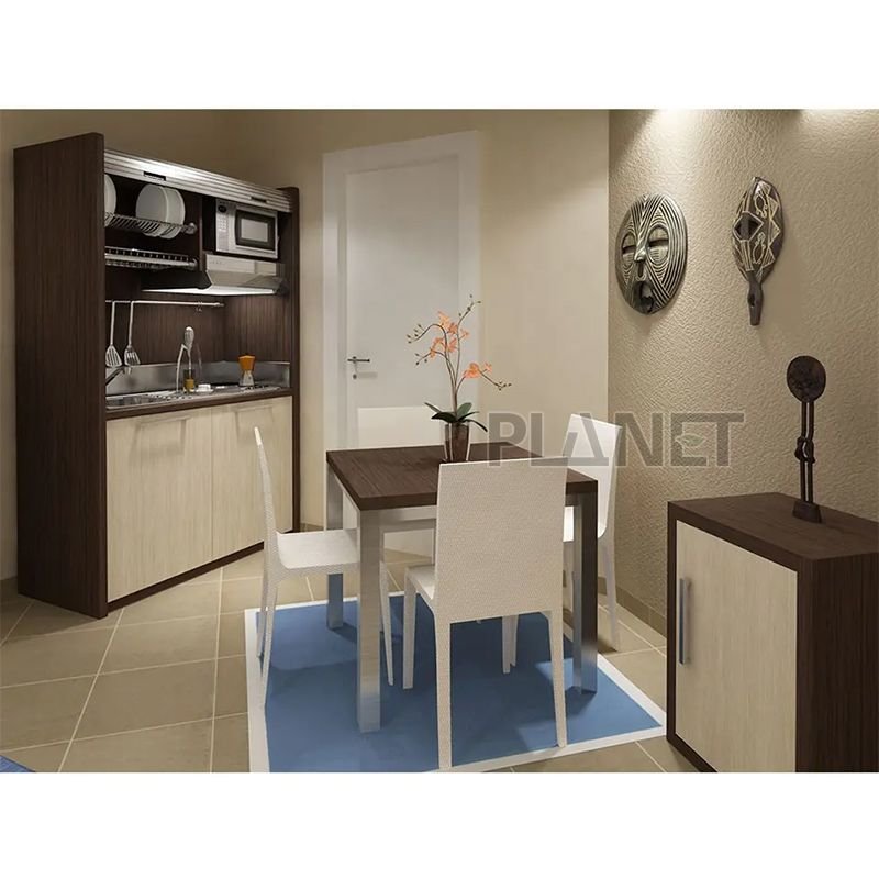Melamine Kitchen Cabinets Kitchenette All In One Mini Kitchen For Apartments And Hotel