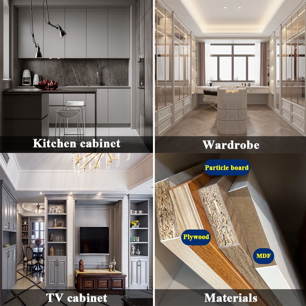Modern Shaker Design Kitchen Drawer Sildiing Basket Cabinets With Good Price Lacquer Modular Factory Directly