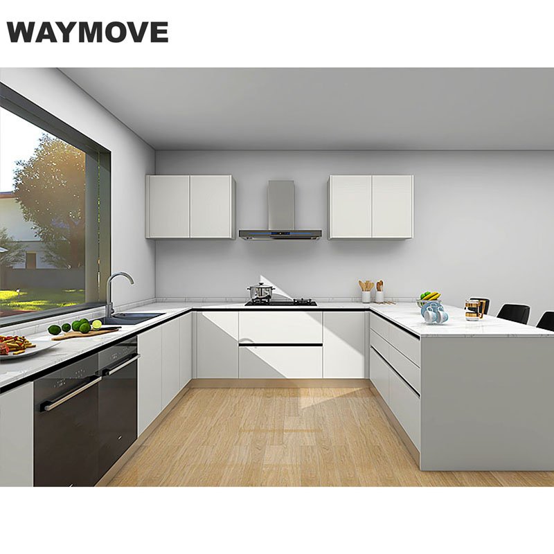 WAYMOVE Stainless Steel Kitchen Cabinet Modular Kitchen Modern Design Kitchen Cabinet