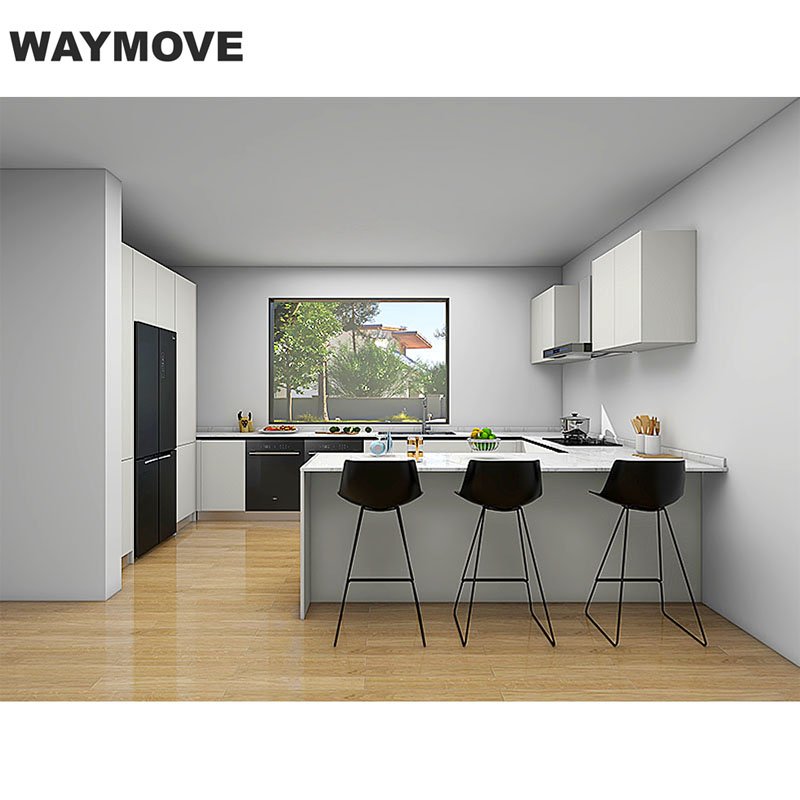 WAYMOVE Stainless Steel Kitchen Cabinet Modular Kitchen Modern Design Kitchen Cabinet