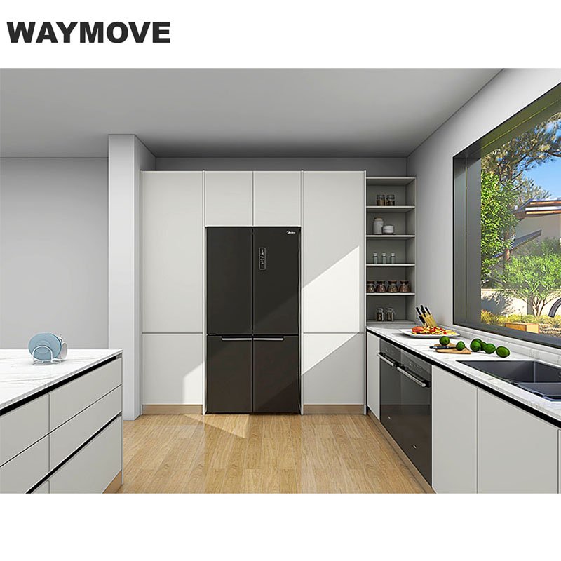 WAYMOVE Stainless Steel Kitchen Cabinet Modular Kitchen Modern Design Kitchen Cabinet