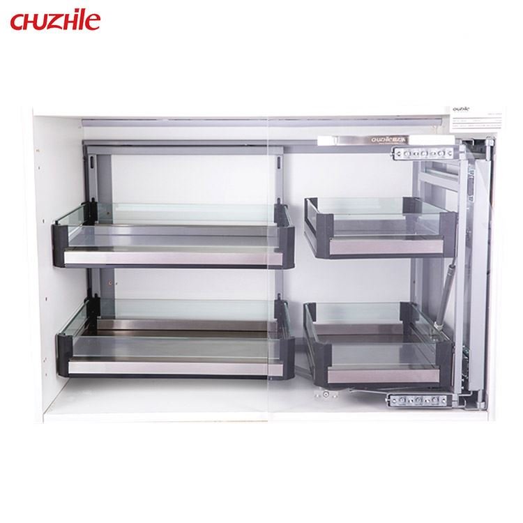 Kitchen Cabinet Soft Close Magic Corner Space Saving Blind Corner Organizer Basket Kitchen Accessory