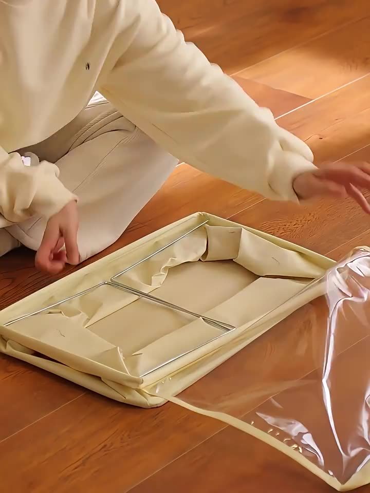 Multifunctional Foldable Storage Box Reusable Underwear Towel Organizer Square Liner Windows Wardrobe