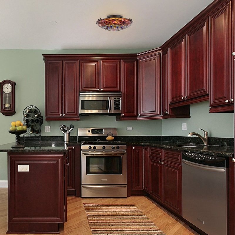 Custom Classic Cabinets Modular Solid Wood Kitchen Cabinets Design Prefabricated Kitchen Cabinets