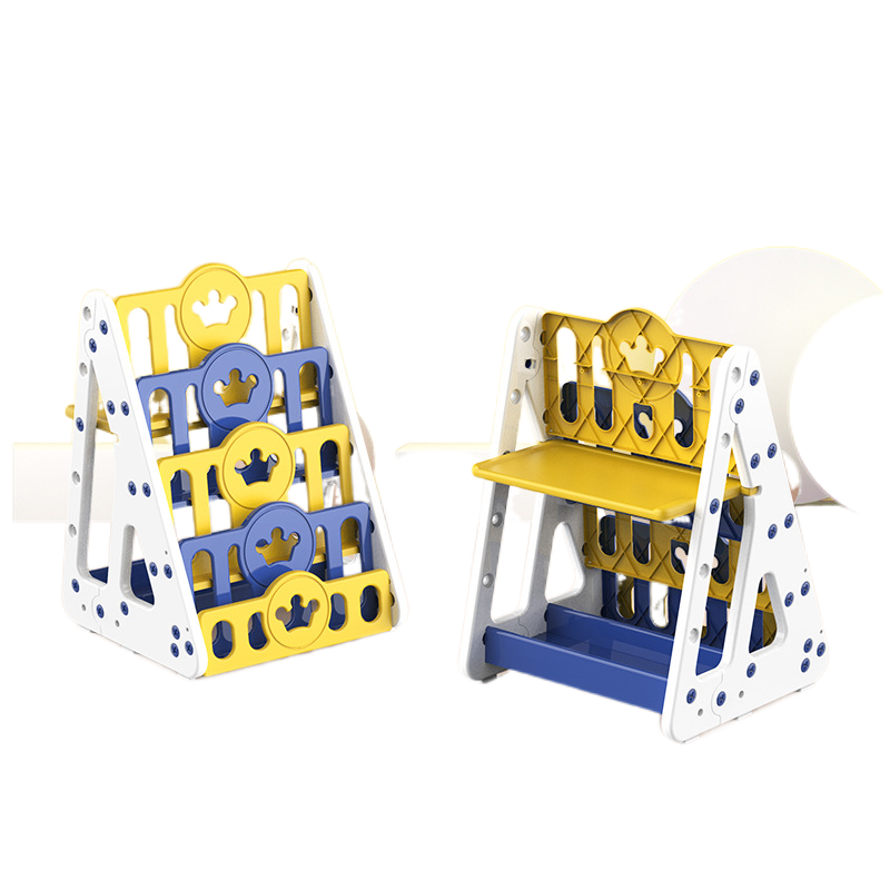 Heute Children's cheap children bookshelf plastic kindergarten furniture small book shelf toy chest drawer storage cabinet