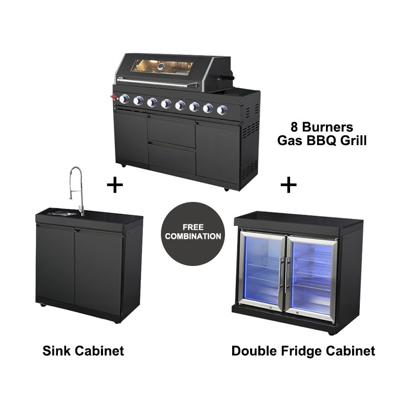 Outdoor Kitchen Island Complete Cabinet Set Garden Stainless Outdoor Kitchen Bbq Island