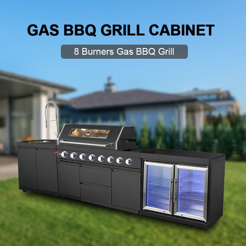 Outdoor Kitchen Island Complete Cabinet Set Garden Stainless Outdoor Kitchen Bbq Island