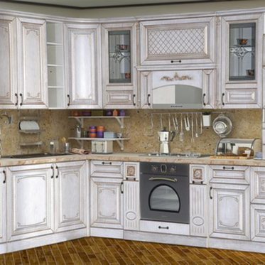 Factory Price Classical Solid Wood Kitchen Design With Island Wholesale Kitchen Cabinet