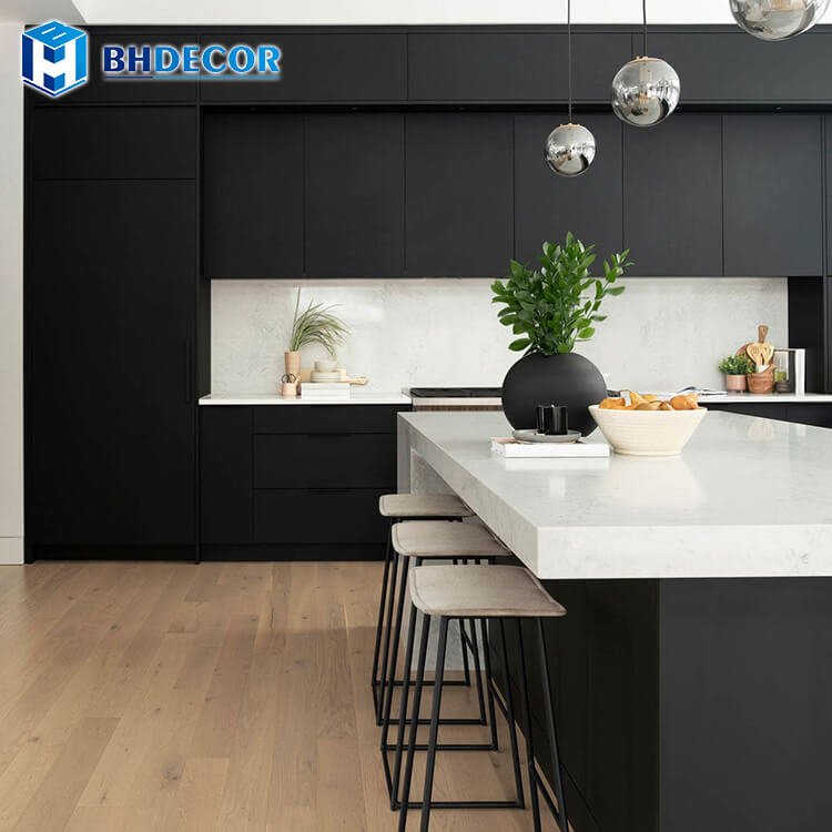 Kitchens Cabinets Cabinetry High Quality Complete Big European Model Large Size Space Modern Kitchen Cabinet Set With Sink
