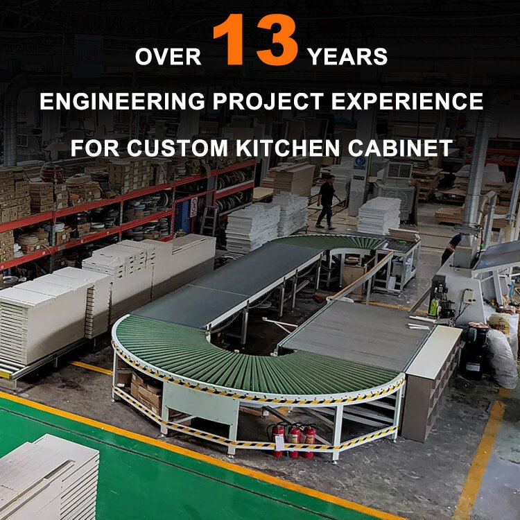 Kitchens Cabinets Cabinetry High Quality Complete Big European Model Large Size Space Modern Kitchen Cabinet Set With Sink