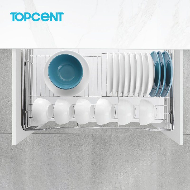 TOPCENT Custom kitchen drawer sliding basket cabinet basket drawers