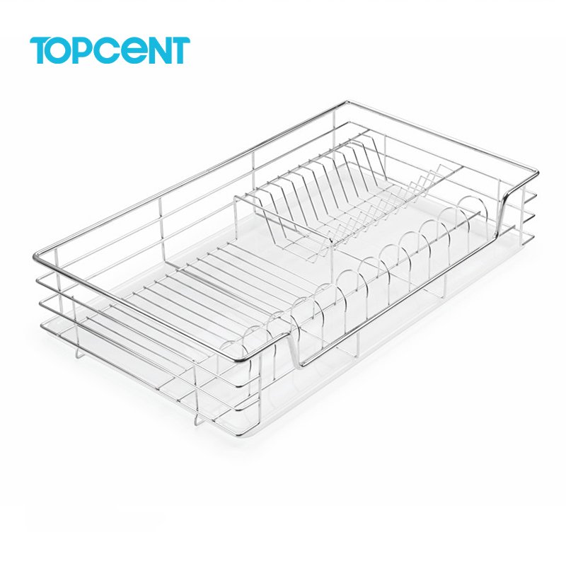 TOPCENT Custom kitchen drawer sliding basket cabinet basket drawers