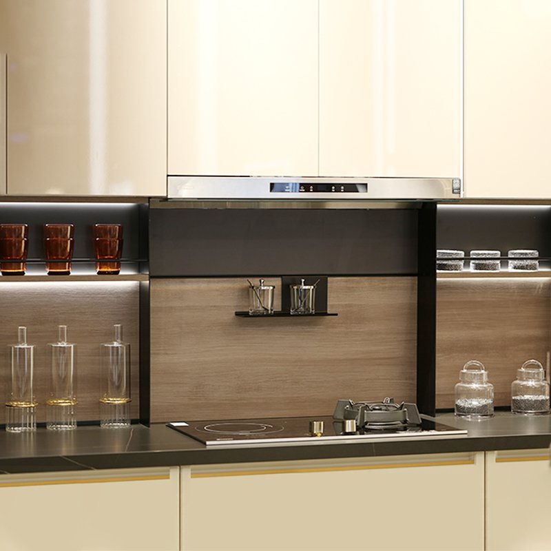 OPPOLIA Household Hotel Factory Price Complete Modular Kitchen Unit Island Storage Furniture Modern Environmental Friendly 1 Set